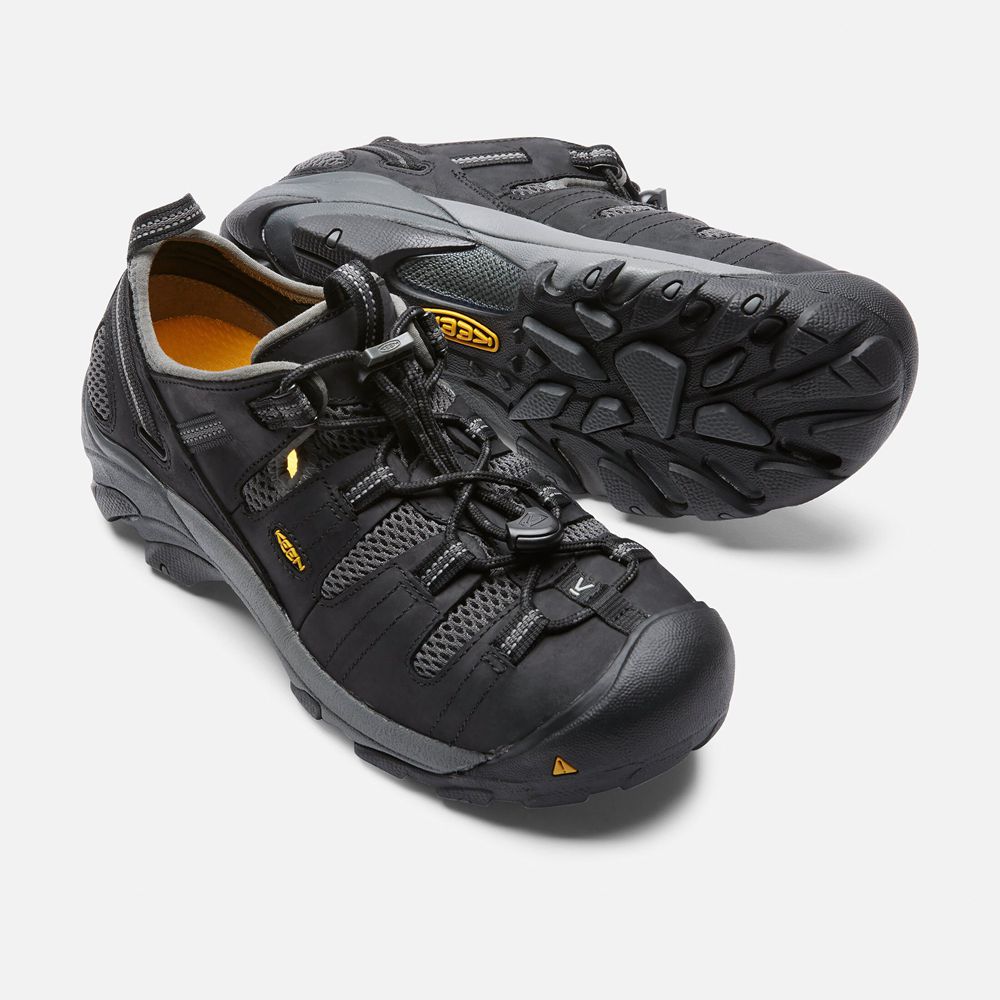 Keen Werkschoenen Heren Zwart - Atlanta Cool (Steel Toe) - 48690-DRMX